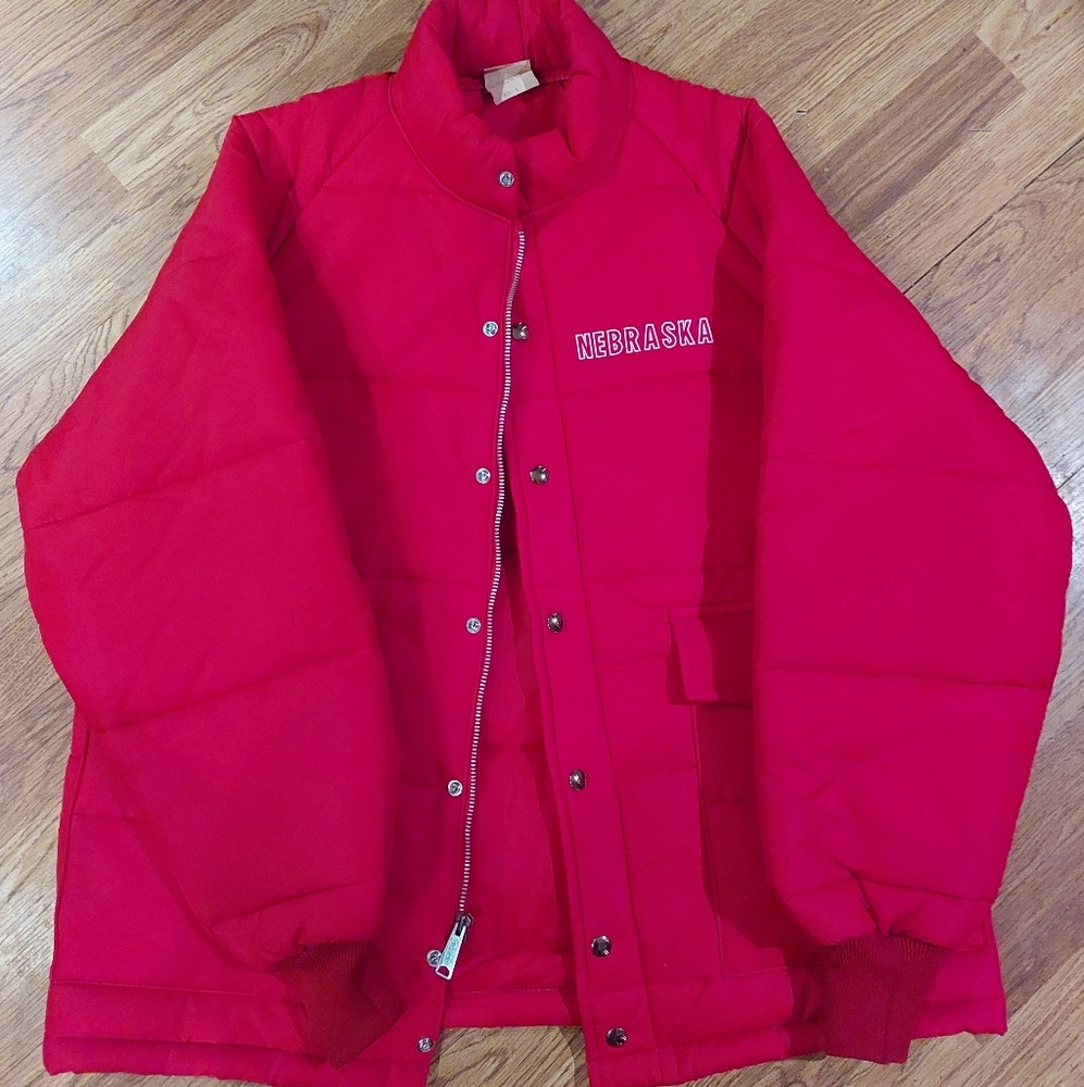 Vintage Chalk Line Nebraska Huskers Women's Coat Size L